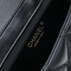 Chanel 24C Retro Large Logo Baguette Mini in Black Lambskin
