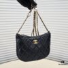 CHANEL 24S Pearl Adjustable Hobo Bag in Soft Lambskin