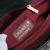 Emerald Green and Red Handcrafted Chanel-Style Shoulder & Handheld Flap Bag