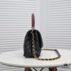 Black and Red Hand-Exchanged Chanel - Unique Design Flap Bag for Shoulder or Handheld Use