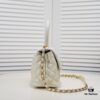 Medium White Chanel Flap Bag with Unique Design, Dual Carry Tote or Shoulder Style, Exquisite Craftsmanship