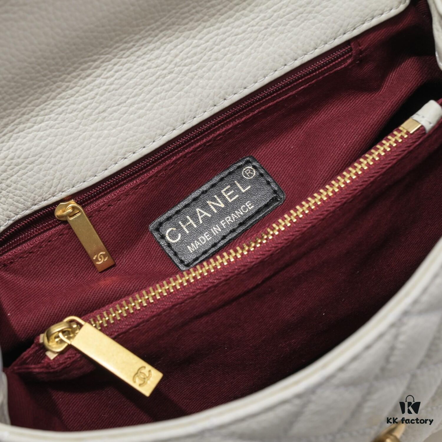 Medium White Chanel Flap Bag with Unique Design, Dual Carry Tote or Shoulder Style, Exquisite Craftsmanship