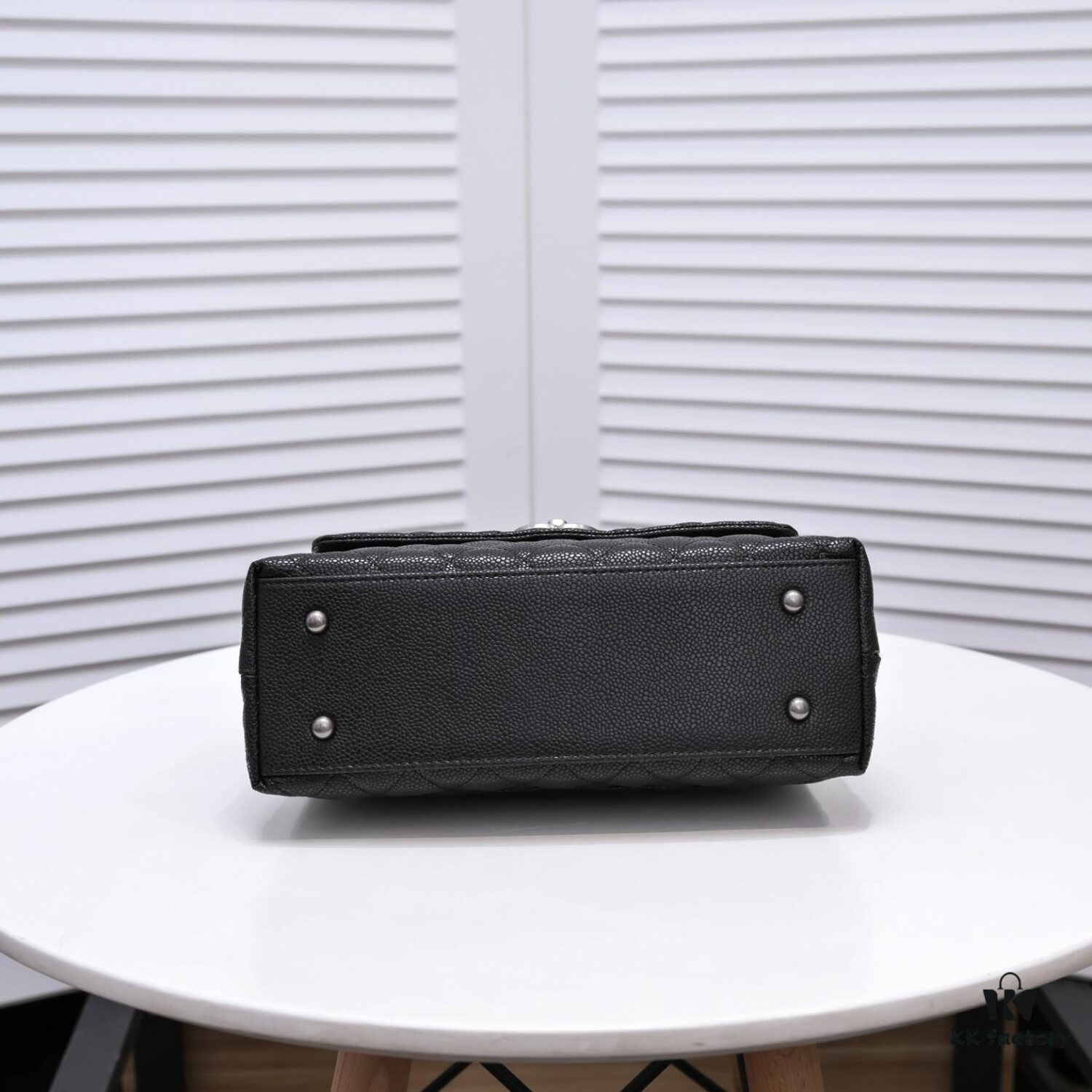 Chanel Unique Design Flap Bag with Shoulder and Top Handle - Dual Carry Style