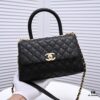 Chanel Unique Design Flap Bag with Shoulder and Top Handle – Dual Carry Style