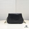 Chanel 24P Hobo Vintage Ping Pong Handbag, Dual-Use Practical Bag with Crossbody Leather-Threaded Chain
