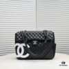CHANEL 24A Vintage Spring Collection Caviar Quilted Tote Bag (Airport Bag) - Rare Pre-owned Exclusive Version from 2004