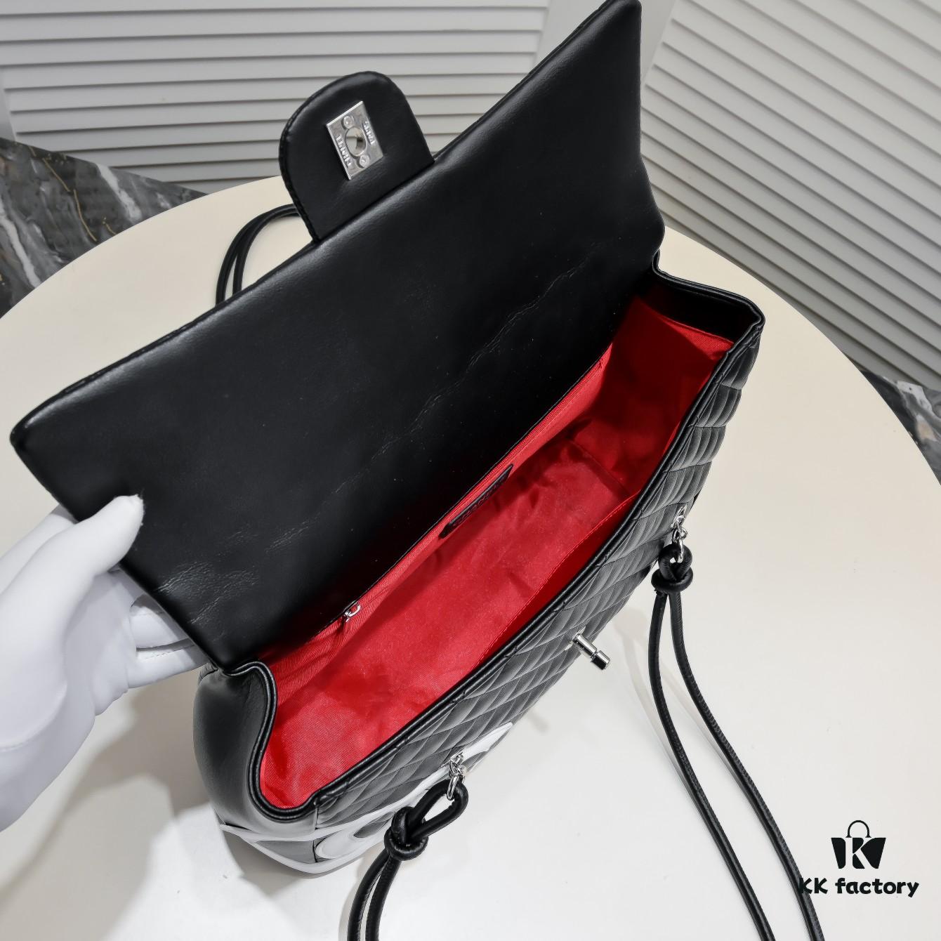 CHANEL 24A Vintage Spring Collection Caviar Quilted Tote Bag (Airport Bag) - Rare Pre-owned Exclusive Version from 2004