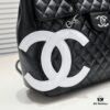 CHANEL 24A Vintage Spring Collection Caviar Quilted Tote Bag (Airport Bag) - Rare Pre-owned Exclusive Version from 2004