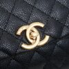 Chanel Unique Design Flap Bag with Shoulder and Top Handle, Dual Carry Style, Premium Imported Full-Grain Calfskin, Quilted Texture, Upgraded Luxury Gold-Tone Hardware, Handcrafted by Master Artisans