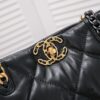 Mini CHANEL 22B 19BAG Tote Black Gold Italian First-Class GR Lamb Leather