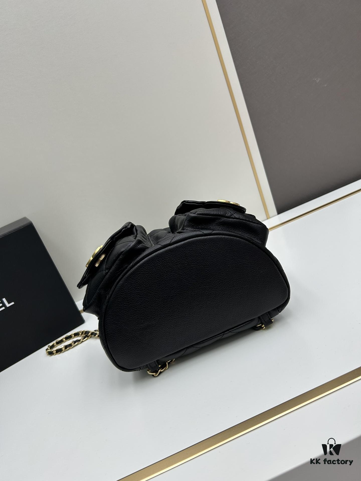 Chanel 25C Imported Top-Grade Calfskin Frog Double Shoulder Bag