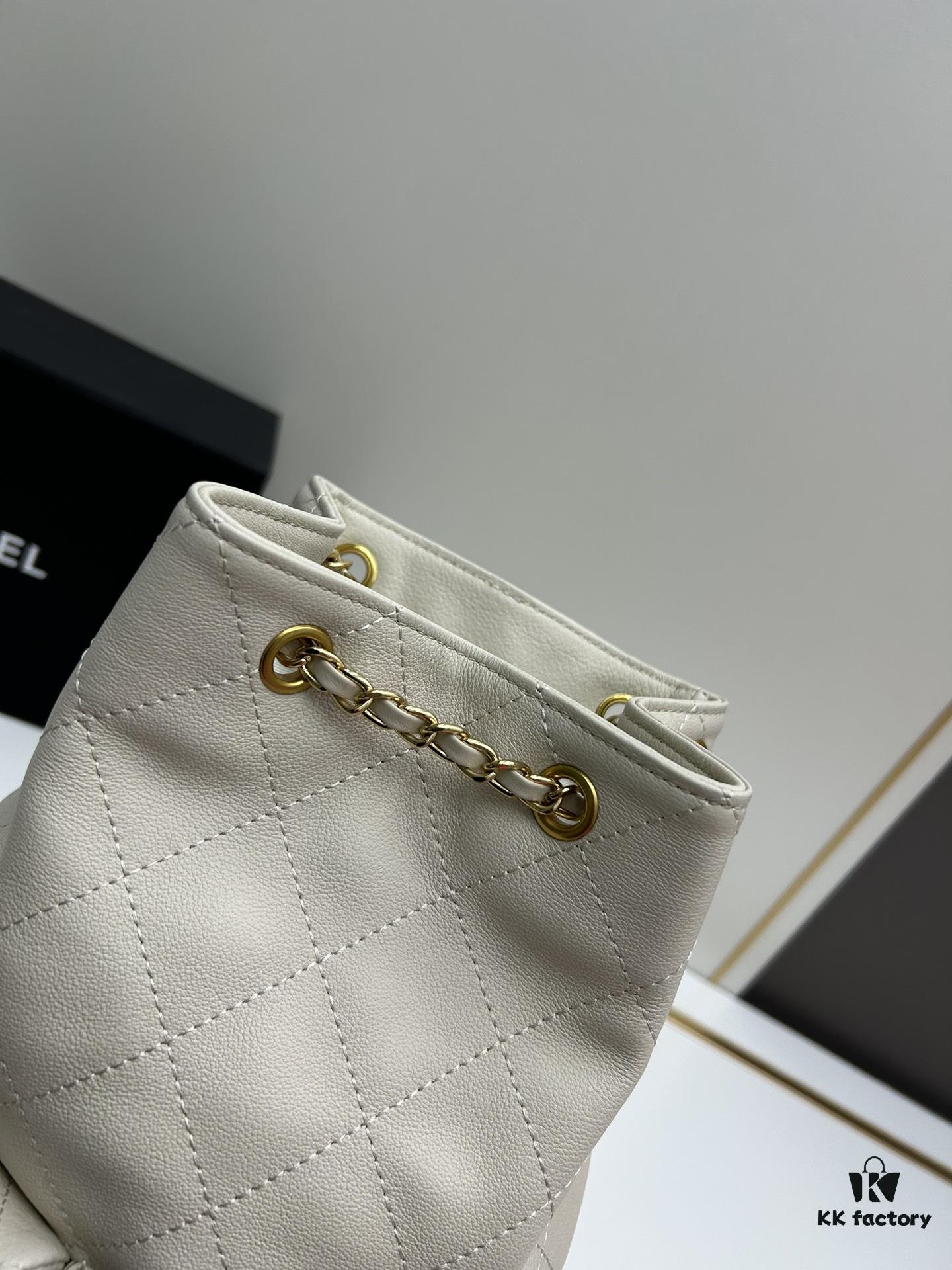 Chanel 25C Imported Full-Grain Calfskin Frog Double Shoulder Bag