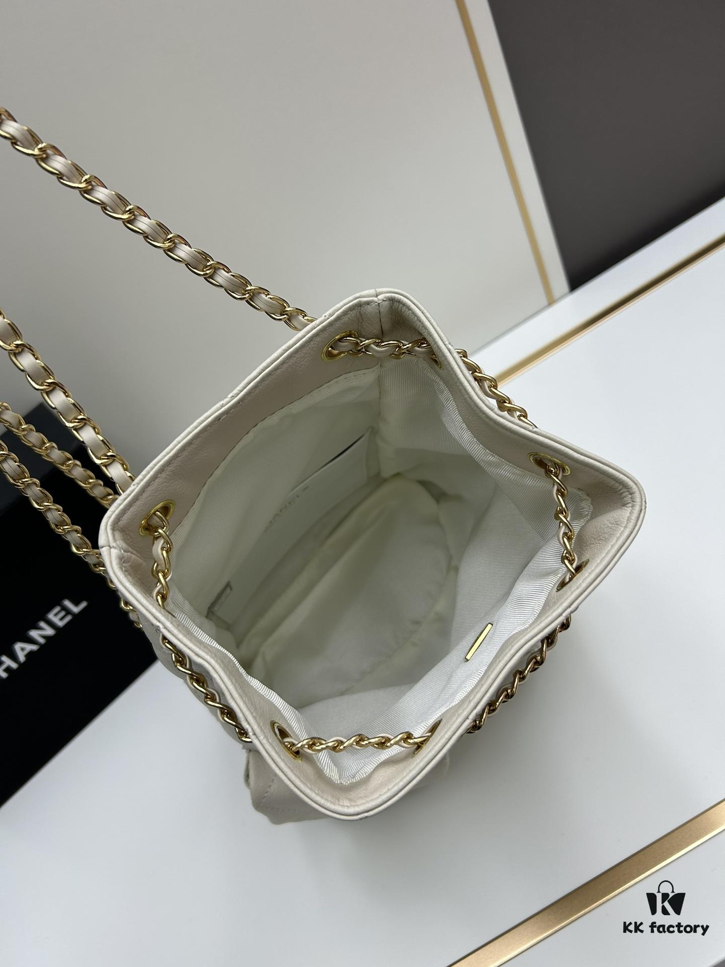 Chanel 25C Imported Full-Grain Calfskin Frog Double Shoulder Bag