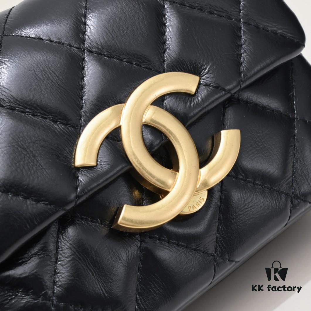 Mini Chanel 23P Large Hardware Logo Bag