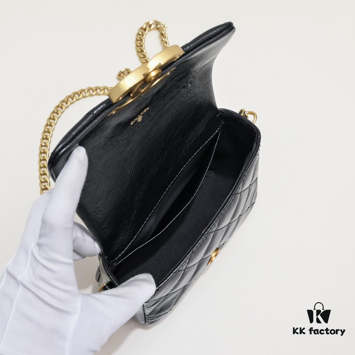 Mini Chanel 23P Large Hardware Logo Bag