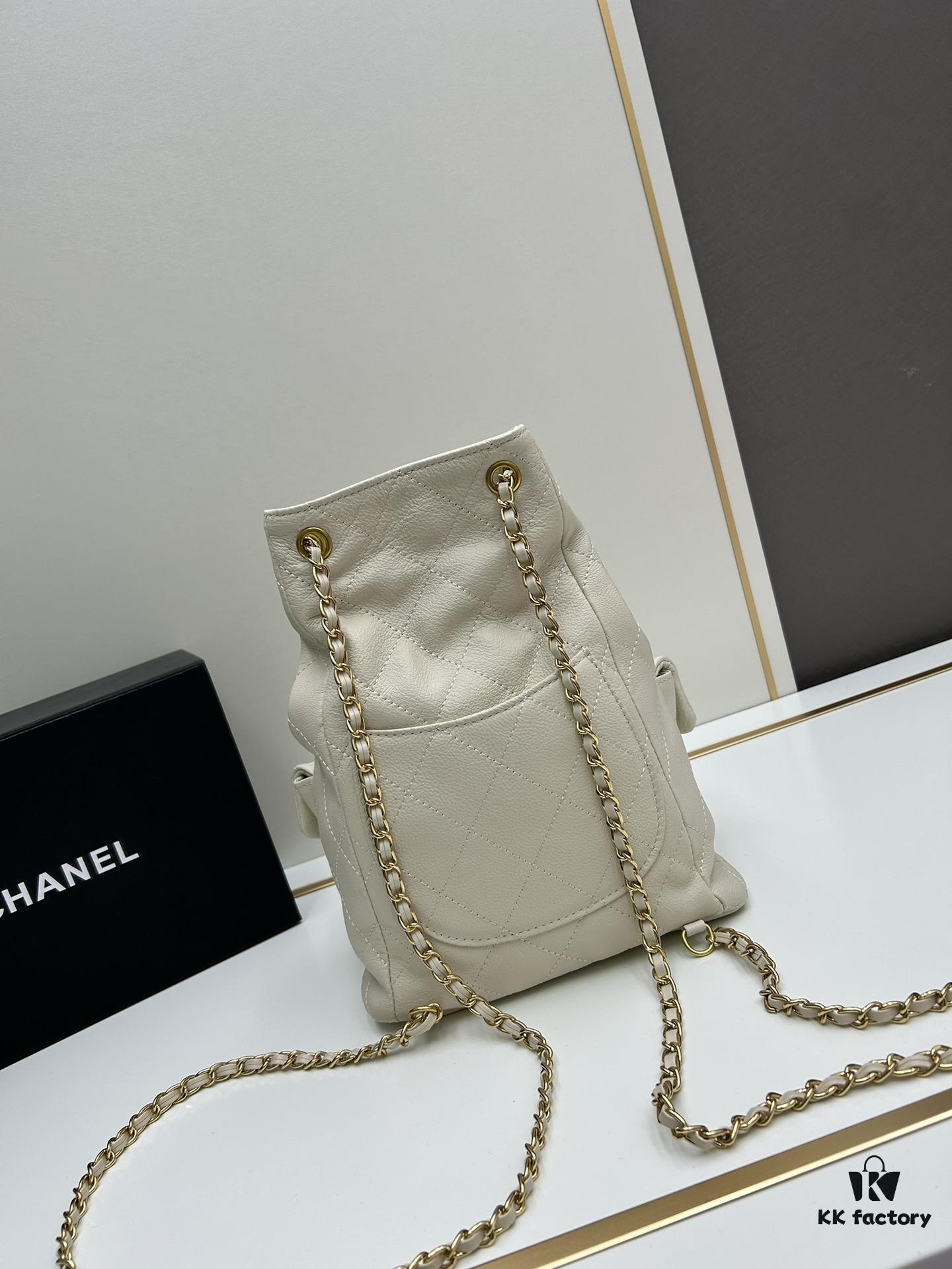Chanel 25C Imported Full-Grain Calfskin Frog Double Shoulder Bag
