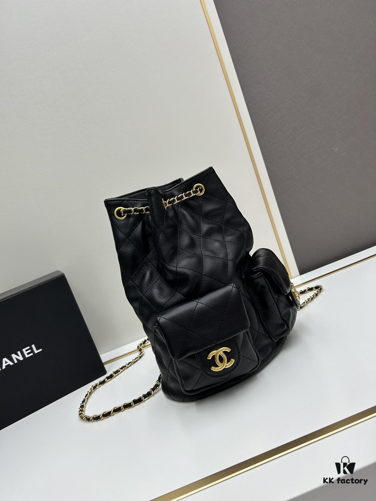 Chanel 25C Imported Top-Grade Calfskin Frog Double Shoulder Bag