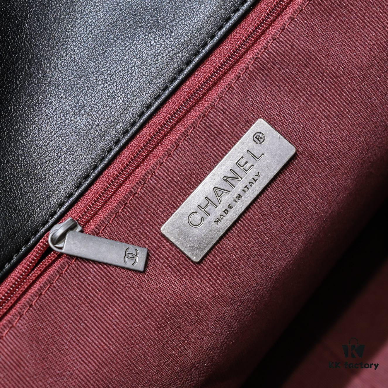 Black Large Size Chanel Latest Bestseller Release 📣📣 Same as Counter, Imported Cowhide Leather, Extremely Soft Texture