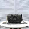 Black Small Chanel Latest Bestseller Just Arrived 📣📣 Same as Boutique, Genuine Imported Calfskin Leather 🐂 Super Soft Touch, Excellent Fit, Can Be Carried by Hand, on Shoulder or Crossbody, Fully Showcasing Women's Elegant Charm 💃 Act Now!