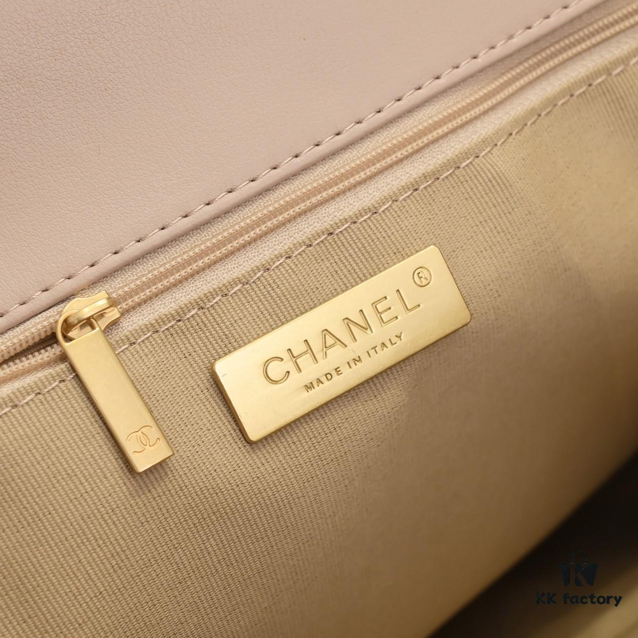 Beige Large Chanel Latest Bestseller Release 📣📣 Cabinet Synchronized, Imported Calfskin Leather with Super Soft Touch