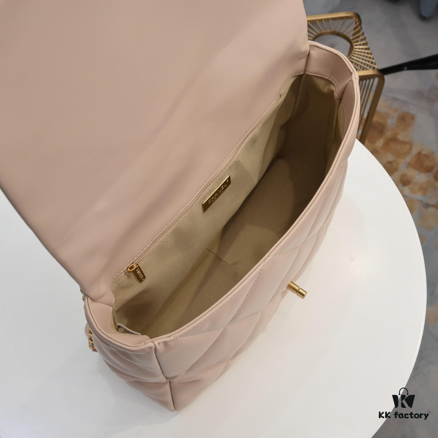 Beige Large Chanel Latest Bestseller Release 📣📣 Cabinet Synchronized, Imported Calfskin Leather with Super Soft Touch