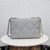 Large Gray Chanel Latest Bestseller in Stock 📣📣 Synchronized with Boutique, Imported Calfskin Leather 🐂, Extremely Soft Touch