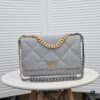 Large Gray Chanel Latest Bestseller in Stock 📣📣 Synchronized with Boutique, Imported Calfskin Leather 🐂, Extremely Soft Touch
