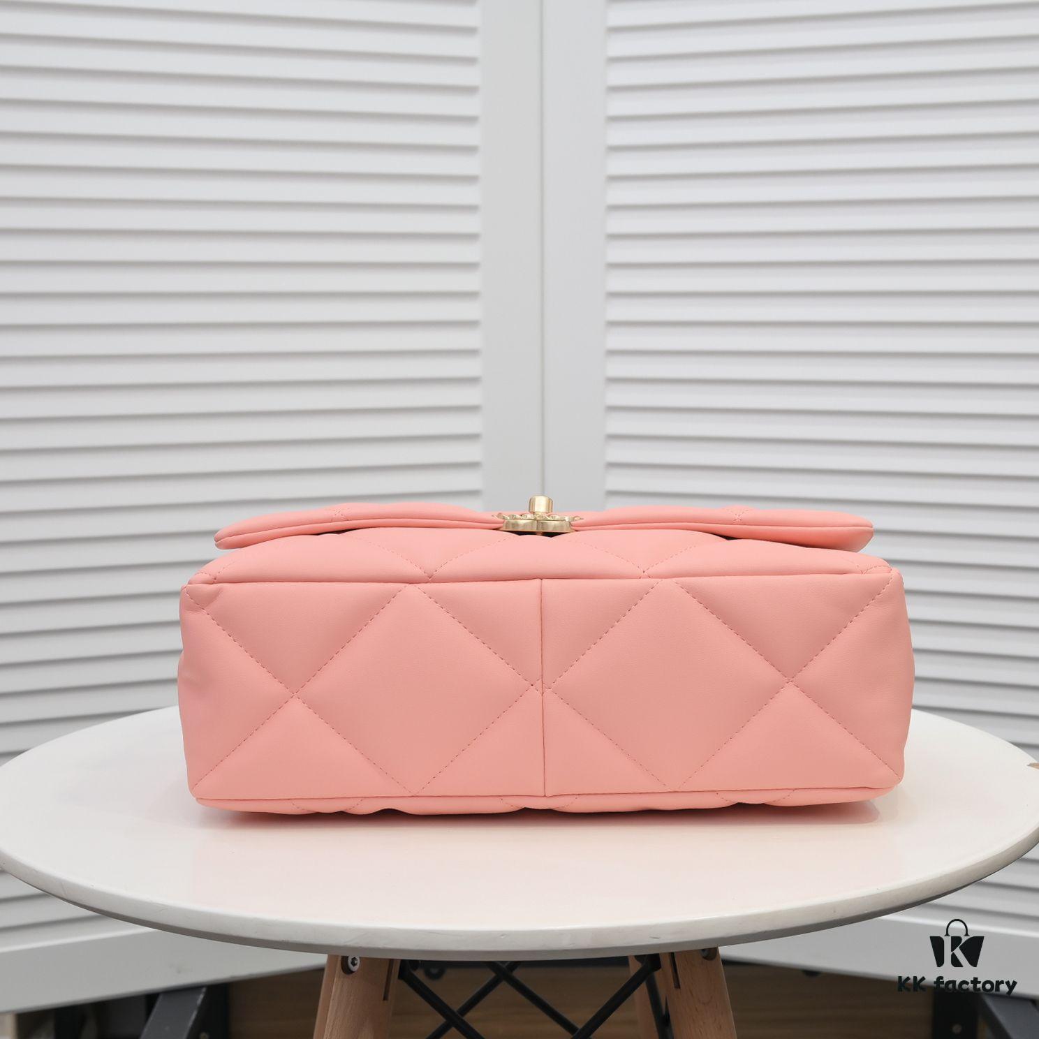 Pink Large Chanel Latest Bestseller Just Arrived - Synchronized with Counter, Imported Cowhide, Super Soft Touch