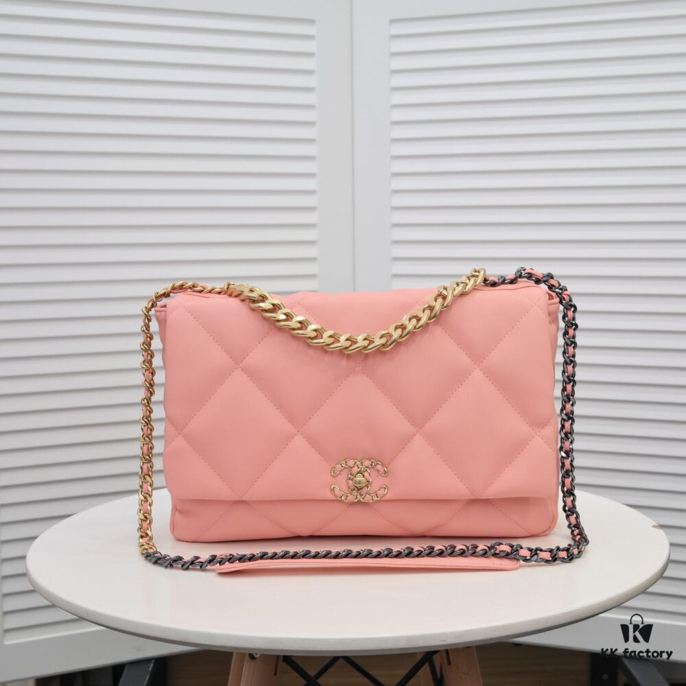 Pink Large Chanel Latest Bestseller Just Arrived - Synchronized with Counter, Imported Cowhide, Super Soft Touch