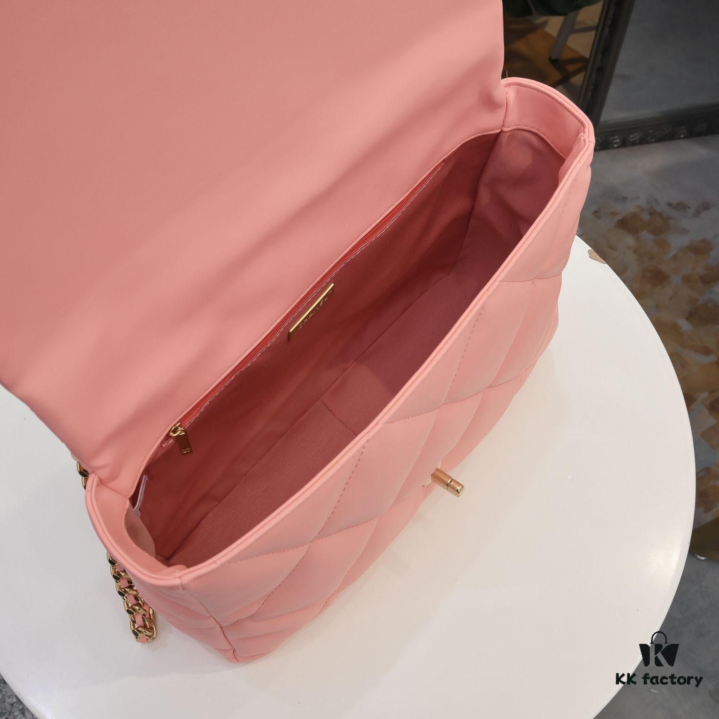 Pink Large Chanel Latest Bestseller Just Arrived - Synchronized with Counter, Imported Cowhide, Super Soft Touch