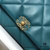 Turquoise Blue Large Chanel Latest Bestseller Just Arrived, Synchronized with Boutique, Premium Imported Calfskin Leather, Extremely Soft Touch