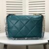 Turquoise Blue Large Chanel Latest Bestseller Just Arrived, Synchronized with Boutique, Premium Imported Calfskin Leather, Extremely Soft Touch