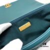 Turquoise Blue Large Chanel Latest Bestseller Just Arrived, Synchronized with Boutique, Premium Imported Calfskin Leather, Extremely Soft Touch