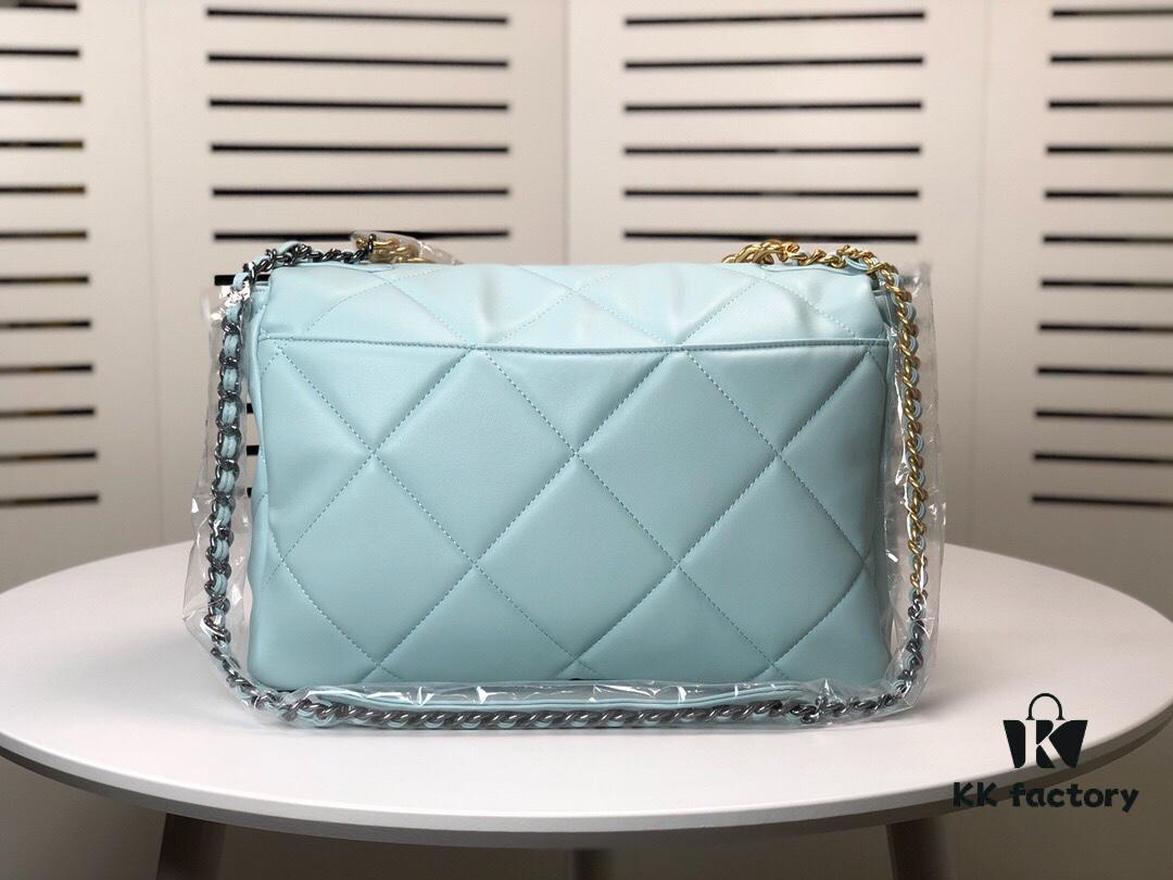 Mint Green Large Chanel Latest Bestseller Release 📣📣 Cabinet Synchronized, Imported Cowhide Leather with Super Soft Touch