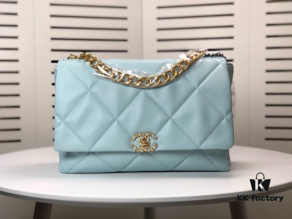 Mint Green Large Chanel Latest Bestseller Release 📣📣 Cabinet Synchronized, Imported Cowhide Leather with Super Soft Touch