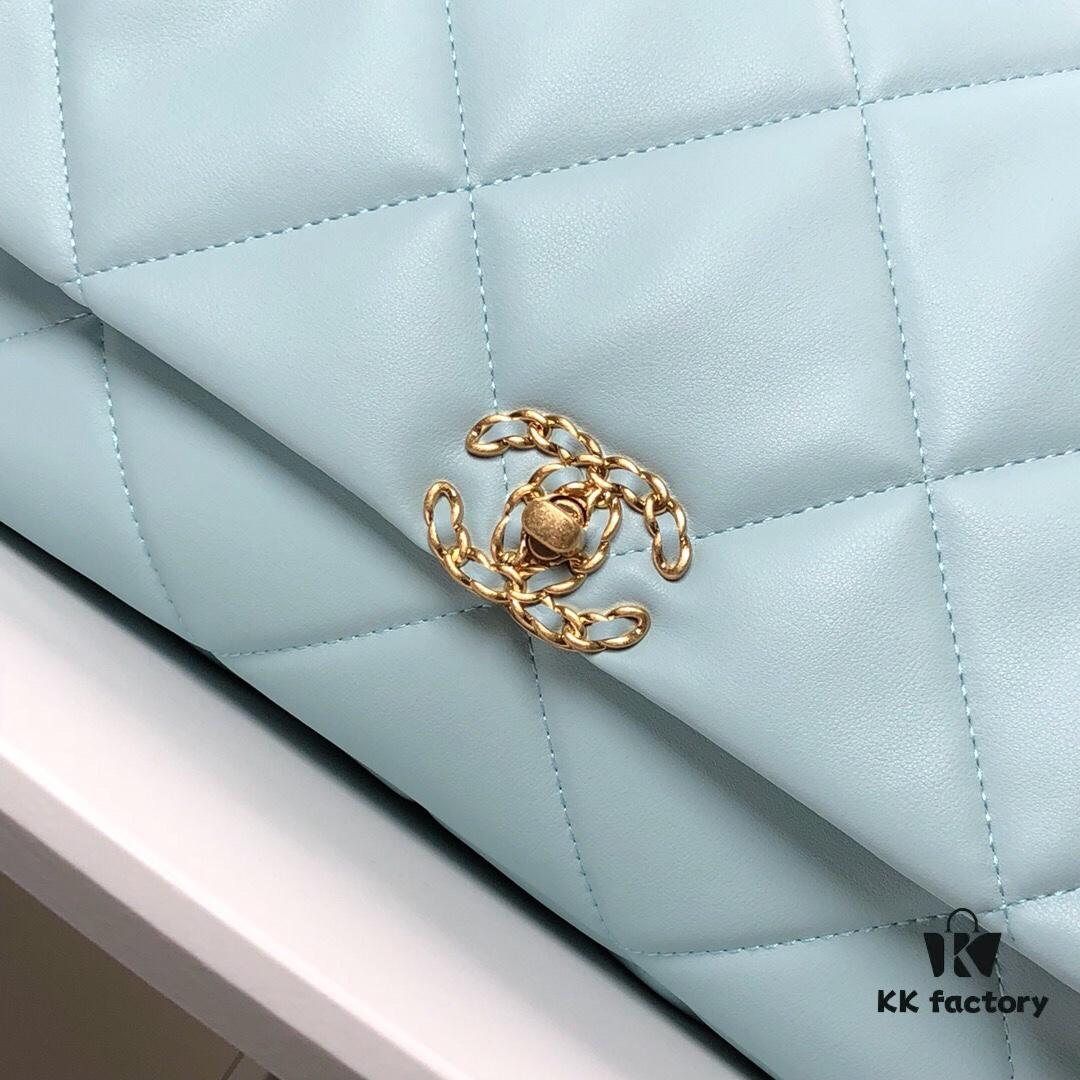 Mint Green Large Chanel Latest Bestseller Release 📣📣 Cabinet Synchronized, Imported Cowhide Leather with Super Soft Touch