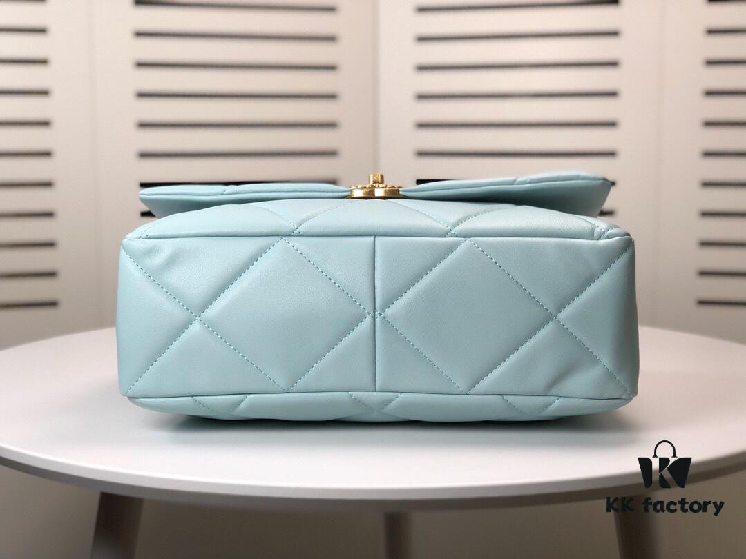 Mint Green Large Chanel Latest Bestseller Release 📣📣 Cabinet Synchronized, Imported Cowhide Leather with Super Soft Touch
