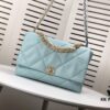 Mint Green Large Chanel Latest Bestseller Release 📣📣 Cabinet Synchronized, Imported Cowhide Leather with Super Soft Touch
