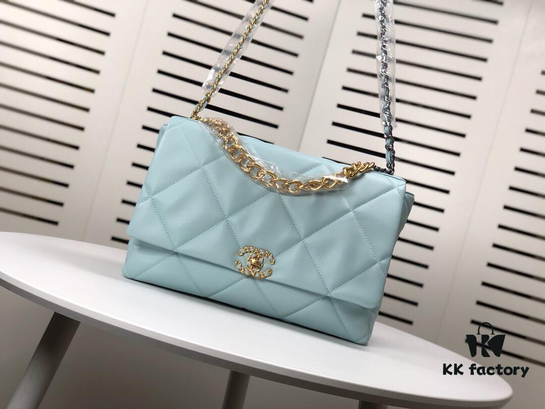 Mint Green Large Chanel Latest Bestseller Release 📣📣 Cabinet Synchronized, Imported Cowhide Leather with Super Soft Touch