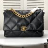 Black Large Size Chanel Latest Bestseller Just Arrived - Imported Cowhide, Soft Texture, Elegant and Versatile Design