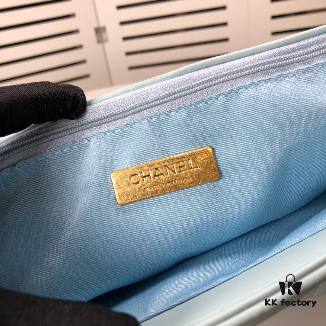 Mint Green Large Chanel Latest Bestseller Release 📣📣 Cabinet Synchronized, Imported Cowhide Leather with Super Soft Touch