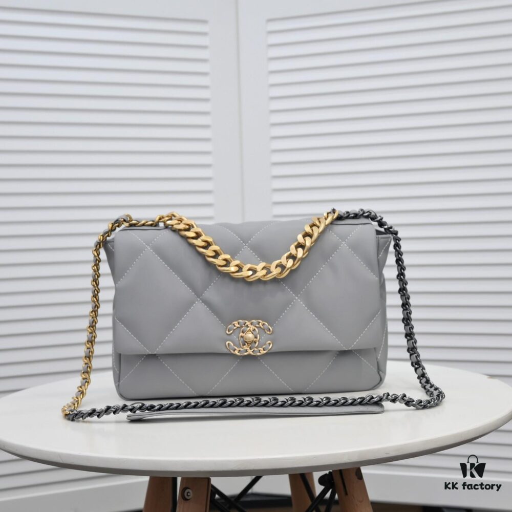 Gray Medium-Sized Chanel Latest Bestseller Now Available – Imported Calfskin, Super Soft Texture