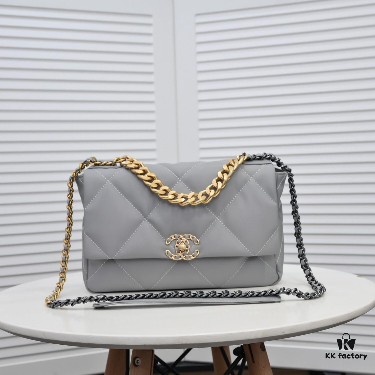 Gray Medium-Sized Chanel Latest Bestseller Now Available – Imported Calfskin, Super Soft Texture