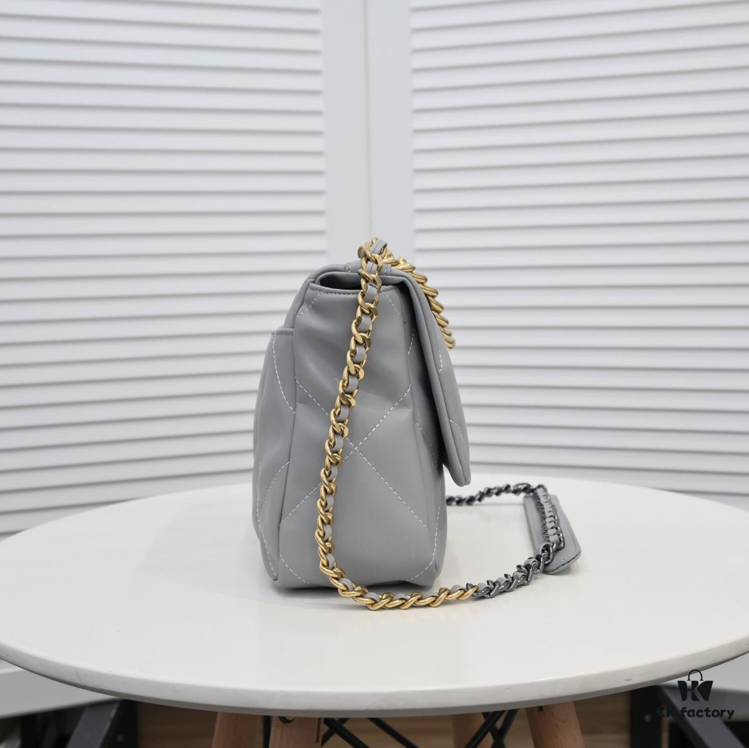 Gray Medium-Sized Chanel Latest Bestseller Now Available – Imported Calfskin, Super Soft Texture