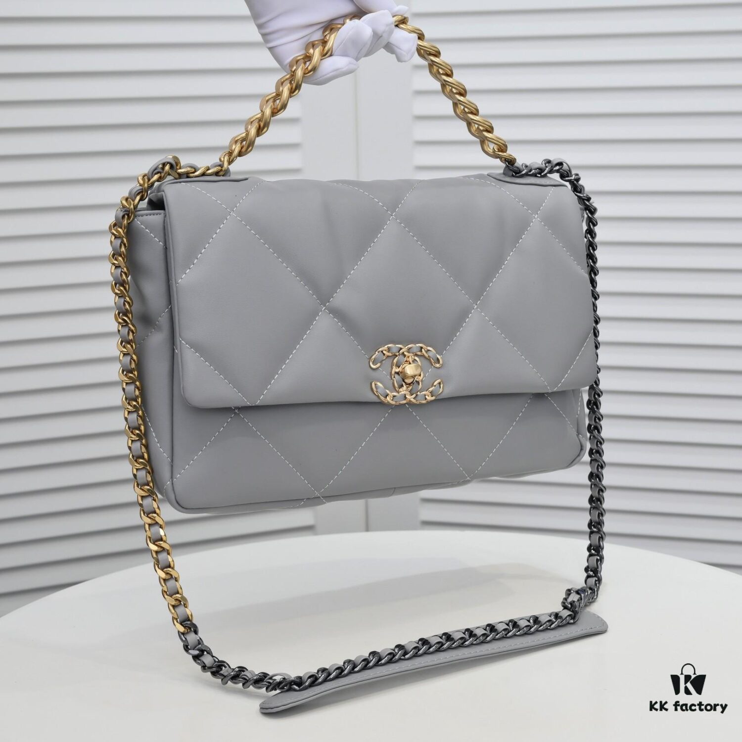 Gray Medium-Sized Chanel Latest Bestseller Now Available – Imported Calfskin, Super Soft Texture