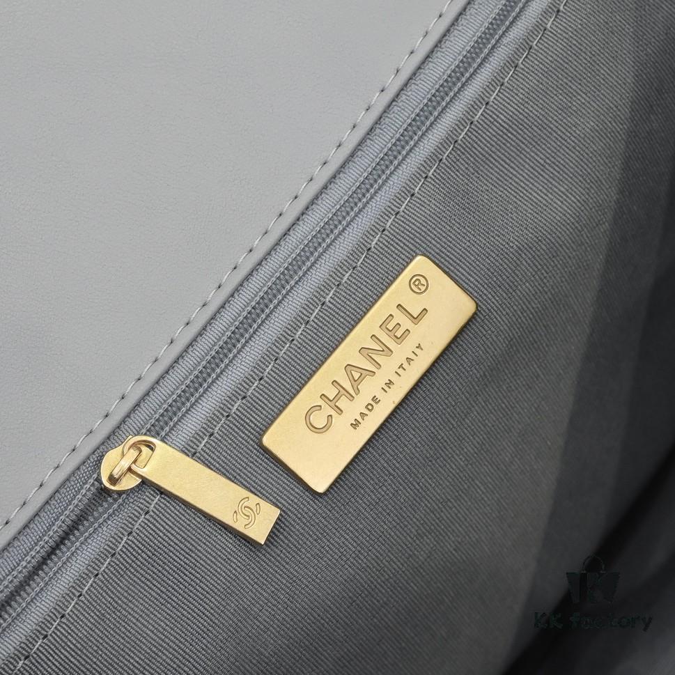 Gray Medium-Sized Chanel Latest Bestseller Now Available – Imported Calfskin, Super Soft Texture