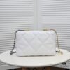Pure White Medium-Sized Chanel Latest Bestseller - Now Available 📣📣 Same as Boutique, Imported Calfskin Leather 🐂, Extremely Soft to the Touch