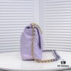 Purple Medium-Sized Chanel Latest Bestseller Release 📣📣 Synchronized with Counter, Premium Imported Calfskin Leather 🐂, Extremely Soft Texture