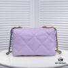 Purple Medium-Sized Chanel Latest Bestseller Release 📣📣 Synchronized with Counter, Premium Imported Calfskin Leather 🐂, Extremely Soft Texture