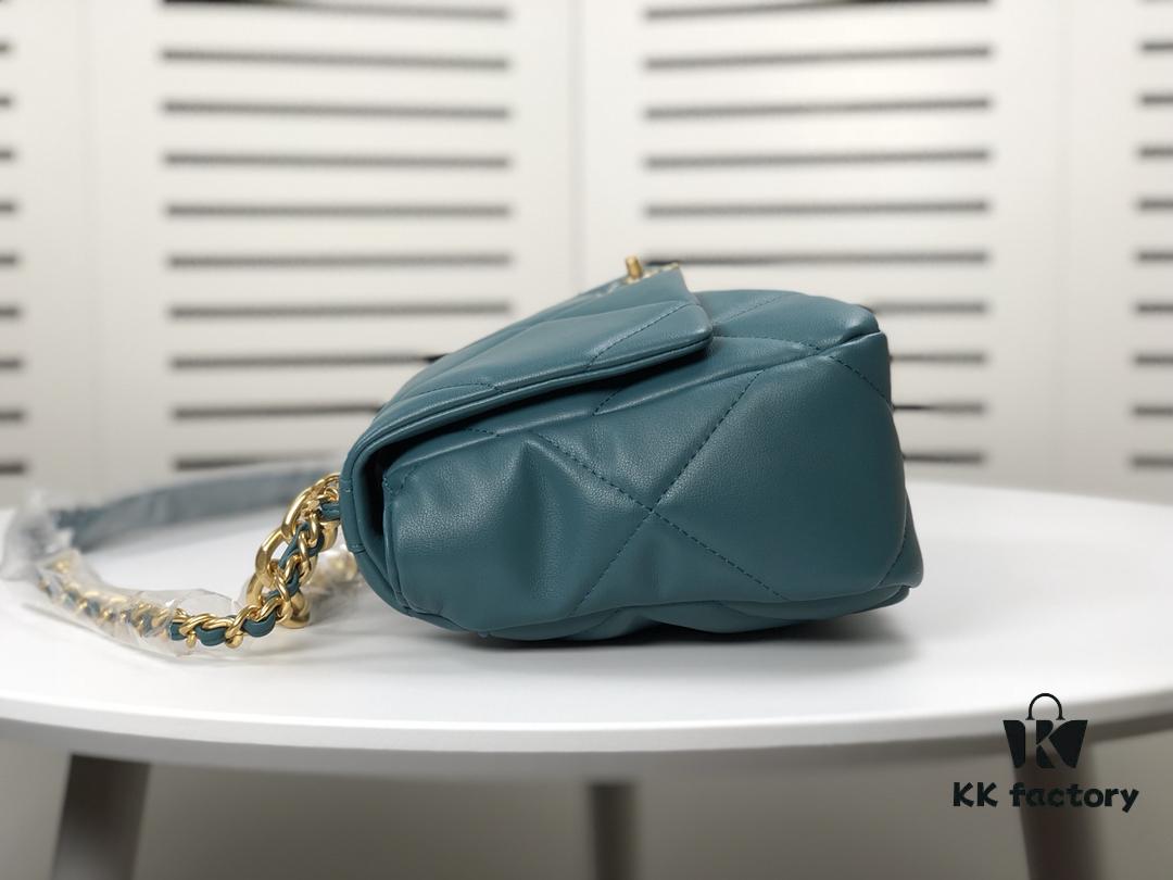 Turquoise Blue Medium Chanel Latest Bestseller Just Released 📣📣 Synchronized with Boutique, Imported Calfskin 🐂 Exceptionally Soft to Touch